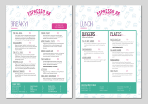 Menu Design by an-designs