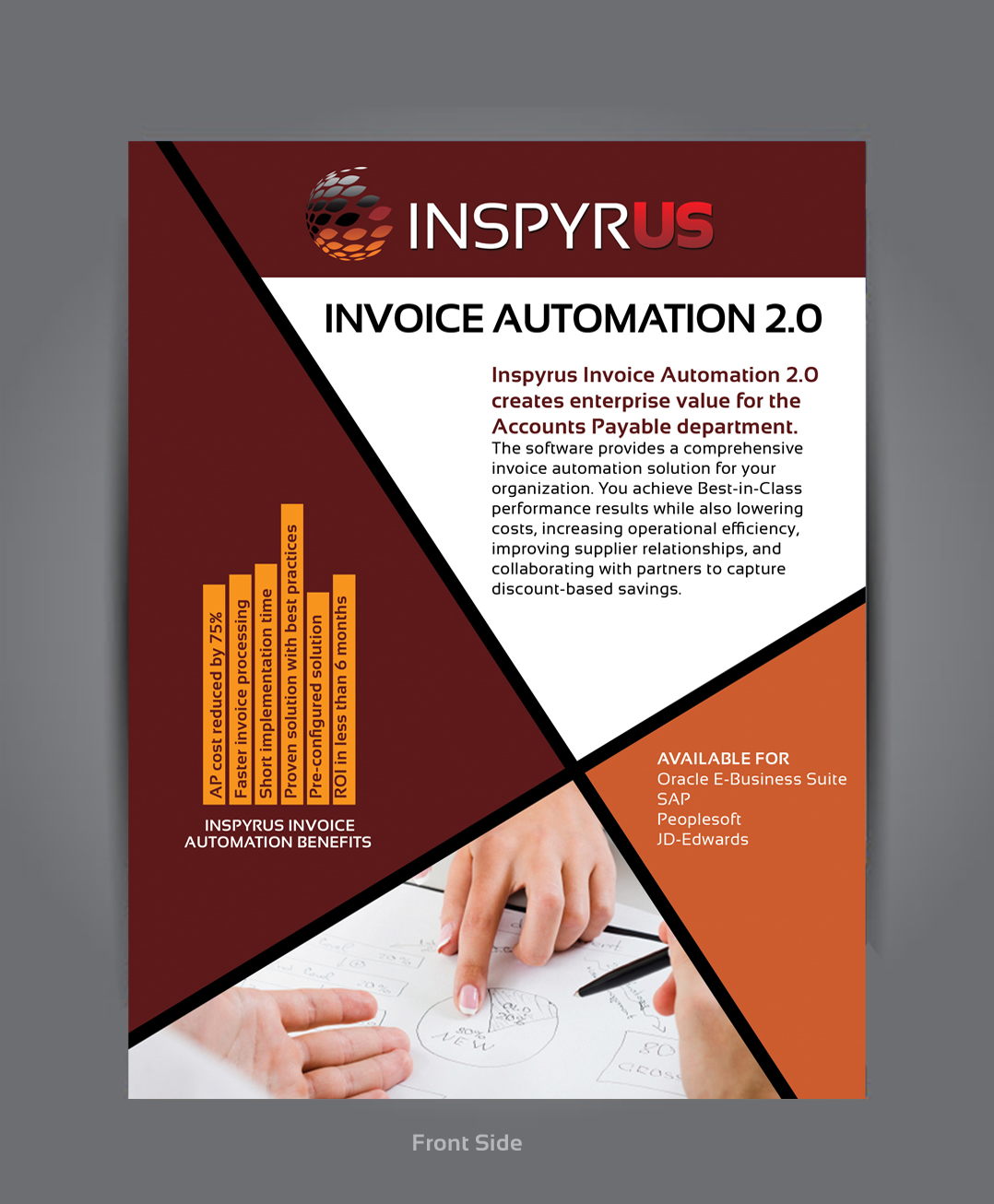 Brochure Design by abdul700 for Inspyrus, Inc. | Design #2364823