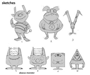 Character Design by milos0100 for Mathnasium | Design #11805751