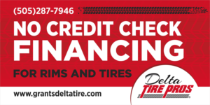 No Credit Check Financing Sign for the best tire shop on earth. | Schilder-Design von D Creative