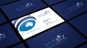 Business Card Design by AZ for AusBiz Solutions.com.au | Design: #2353968