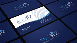 Business Card Design by AZ for AusBiz Solutions.com.au | Design: #2354004