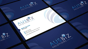 Business Card Design by AZ for AusBiz Solutions.com.au | Design: #2354053