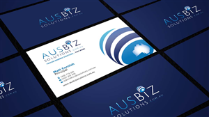 Business Card Design by AZ for AusBiz Solutions.com.au | Design: #2354212