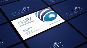 Business Card Design by AZ for AusBiz Solutions.com.au | Design: #2356039