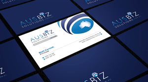 Business Card Design by AZ for AusBiz Solutions.com.au | Design: #2356042