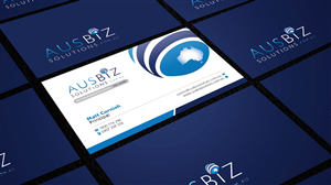 Business Card Design by AZ for AusBiz Solutions.com.au | Design: #2356066