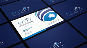 Business Card Design by AZ for AusBiz Solutions.com.au | Design: #2362014