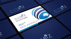 Business Card Design by AZ for AusBiz Solutions.com.au | Design: #2362027