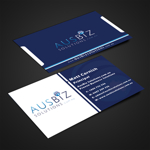 Business Card Design by Harshan for AusBiz Solutions.com.au | Design: #2360915