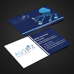 Business Card Design by Harshan for AusBiz Solutions.com.au | Design: #2361267