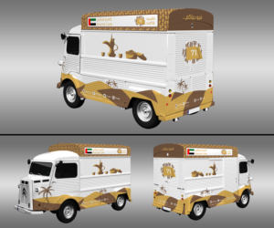 Food Truck Branding, design and 3D perspective | Graphic Design by WanWan