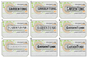 Bottle Label for Garden Tonic No7  | Verpackungs-Design von eduard131