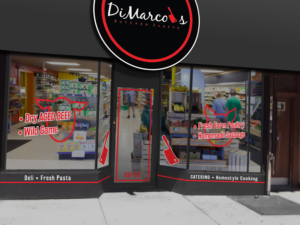 window design for DiMarco's Butcher Shop | Grafik-Design von WanWan