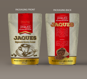 Packaging Design by SD WEBCREATION for Jaques Australian Coffee | Design #12043625