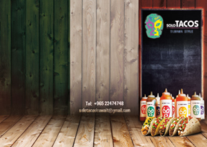 Menu Design for a hip Taco Bar | Menu Design by alessandroevge