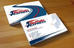 Buffalo Express needs Bussiness cards! | Business Card Design by Hardcore Design