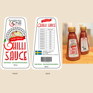 Packaging Design by Ritz Paul for ?verstekvarn Chili Gotland AB | Design #12185345