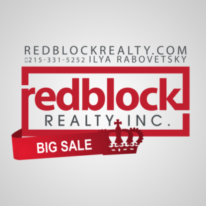 Signage Design by Monoart Studio for REDBLOCK Realty Inc. | Design #12134993