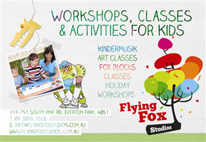 Advertisiment for children's classes and activities | Advertisement Design by  maria.design