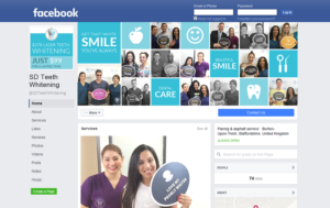 San Diego Teeth Whitening Center Facebook Design | Facebook Design by JustACreative1