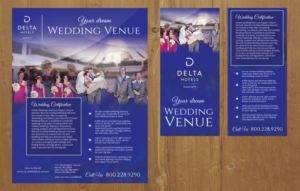 Wedding flyer and rack card for Hotel in Wisconsin | Flyer Design by MNM