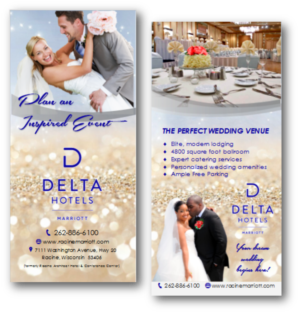 Wedding flyer and rack card for Hotel in Wisconsin | Flyer Design by citygirl17