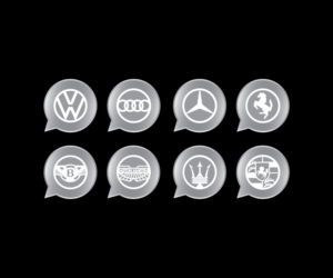 Cool new style for top car brands  | Icon Design by ArtCrowd™