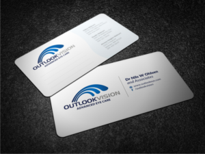 Modern, clean business card for Outlook Vision | Business Card Design by Atvento Graphics