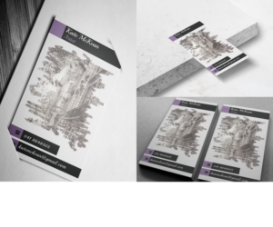 Artist needs a business card for her pencil portraits and streetscapes | Visitenkarten-Design von Ena