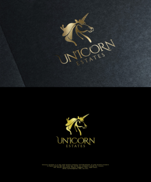 Unicorn Estates | Logo Design by OlgiCh