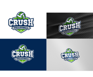 CRUSH Volleyball OR just CRUSH | Logo Design by Ena