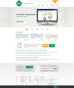 Kiahu - Customer Experience Software Company Web Design | Web-Design von Mayank Patel