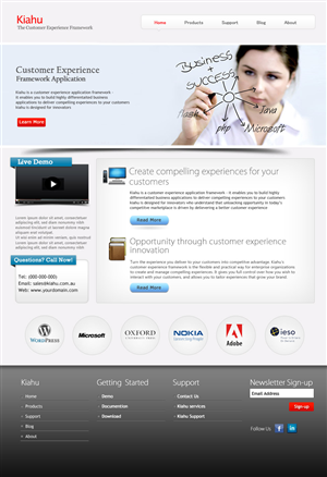 Kiahu - Customer Experience Software Company Web Design | Web-Design von OM