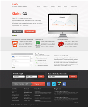 Kiahu - Customer Experience Software Company Web Design | Web Design by krishnan