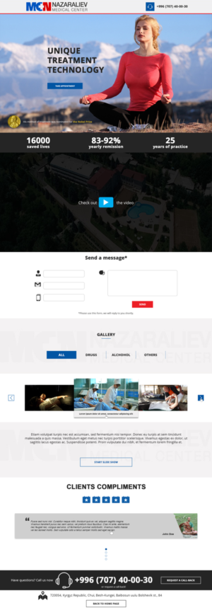 Landing Page Design by Sashony