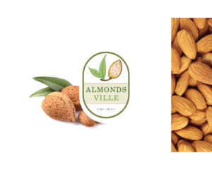 Almonds Ville | Logo Design by sonia silva