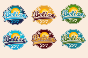 Belize 2017 Fun, Retro, Vintage! | Postkarten-Design von R.Bello