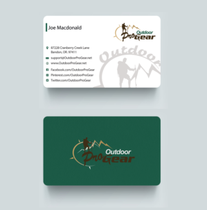 Outdoor Pro Gear - Business Card Design Project | Visitenkarten-Design von Riz'