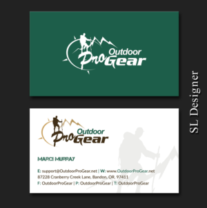 Outdoor Pro Gear - Business Card Design Project | Visitenkarten-Design von SL Designer