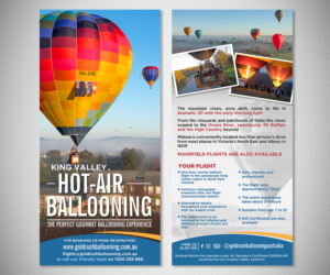 Hot-air ballooning company needs a DL-size flyer | Flyer-Design von Designers Hub