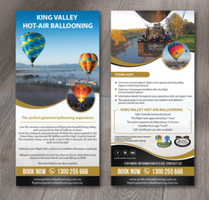 Hot-air ballooning company needs a DL-size flyer | Flyer-Design von alex989