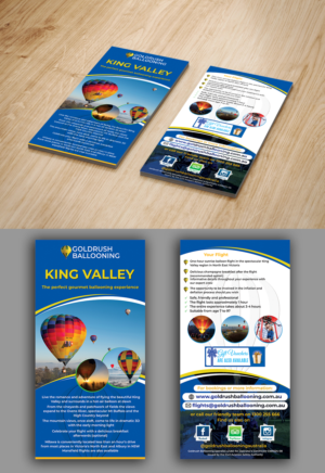 Hot-air ballooning company needs a DL-size flyer | Flyer-Design von ecorokerz