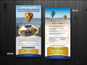 Hot-air ballooning company needs a DL-size flyer | Flyer-Design von innovative earth