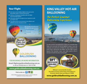 Hot-air ballooning company needs a DL-size flyer | Flyer-Design von meet007