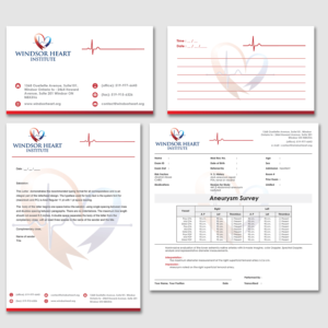 Stationery Design by sky_2777 for Windsor Heart Institute | Design #12833407