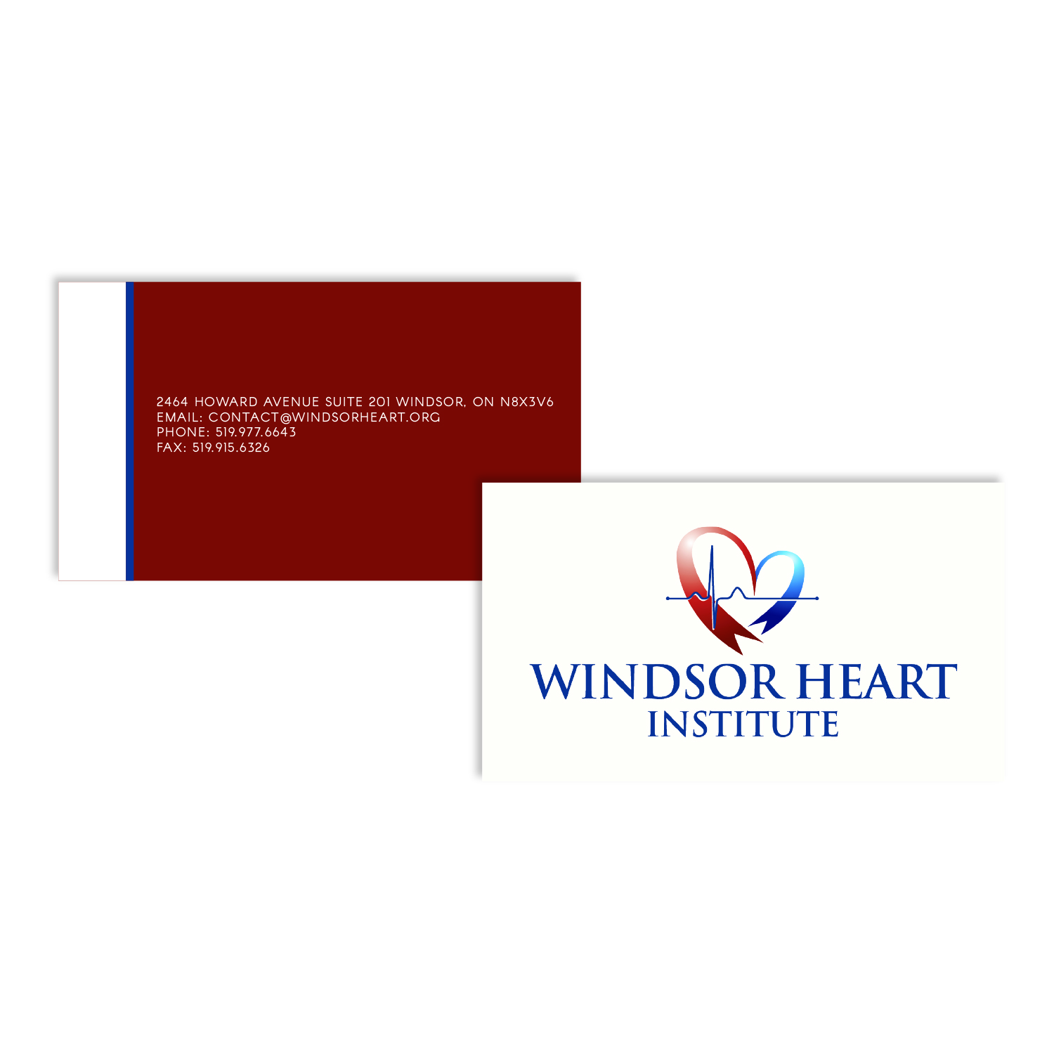 Stationery Design by january_vogel for Windsor Heart Institute | Design #12812493