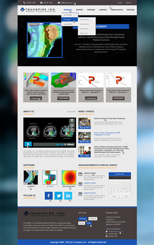 Web Site Redesign for Transpireinc.com | Web Design by Da Miracle