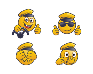 Fun Taxi Rating App Needs Emoji Design | Icon Design by alpino