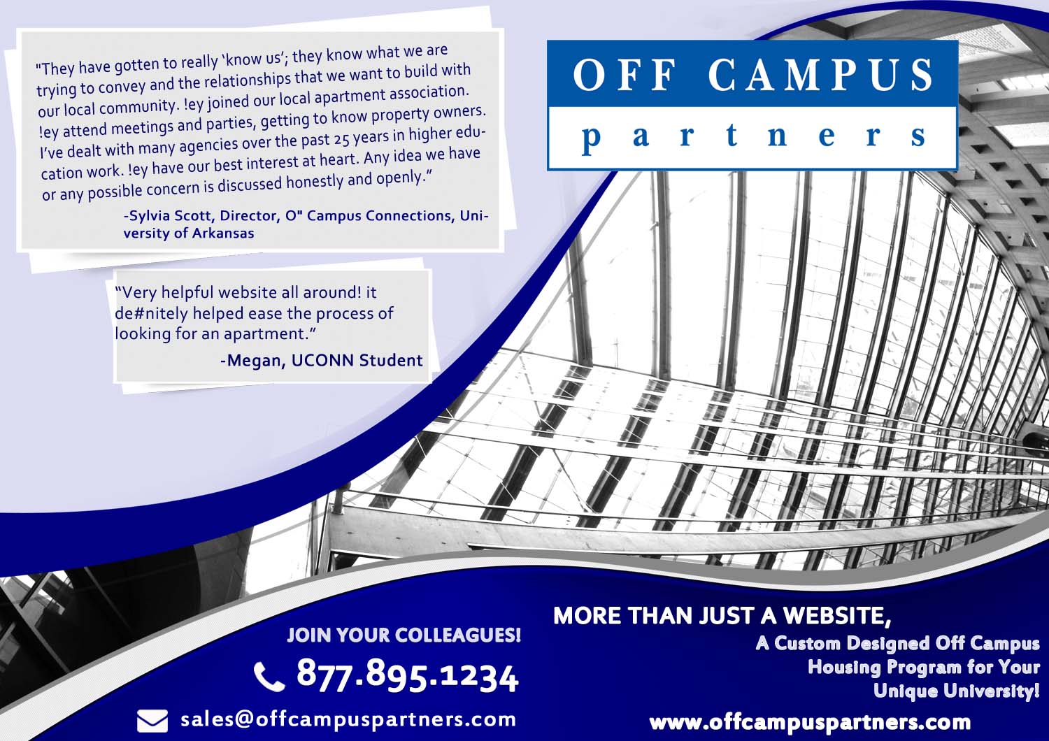 Flyer Design by Kowzi for Off Campus Partners | Design #12939375